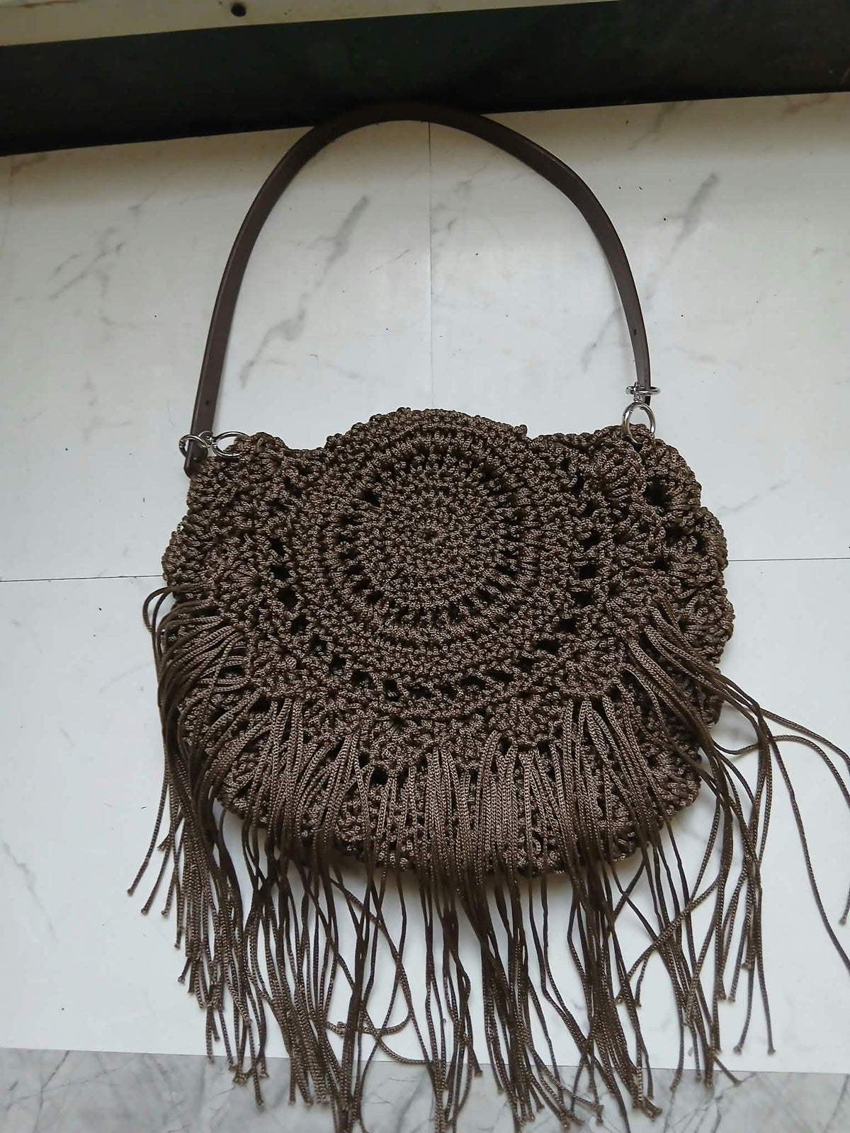 SAC BOHEME MARRON FAIT MAIN